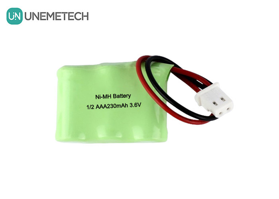 1/2AAA NiMH Baterias recarregáveis 3.6V 230mAh Baterias recarregáveis de coluna