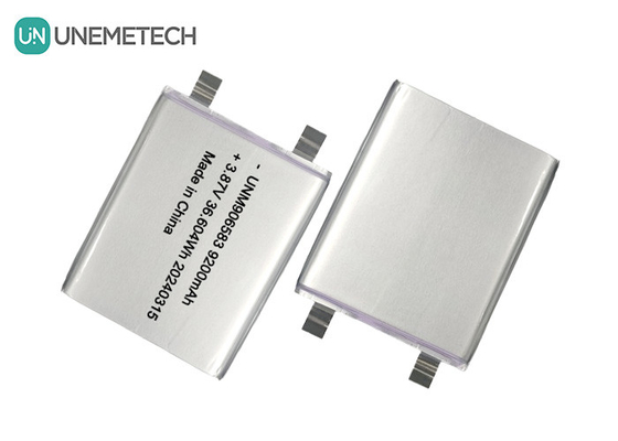 3.87V 9200mAh 906583 Bateria de íons de lítio de alta tensão para banco de energia