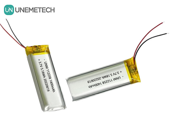 3Bateria recarregável de iões de lítio de.7V 1400mAh 112258 para banco de energia portátil