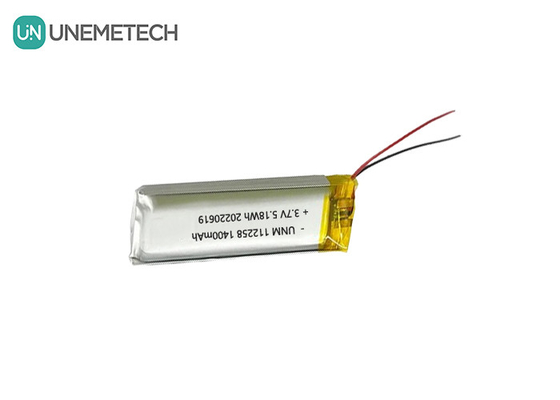 3Bateria recarregável de iões de lítio de.7V 1400mAh 112258 para banco de energia portátil