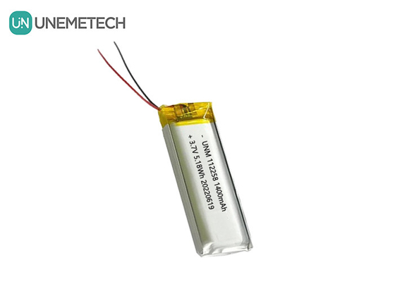 3Bateria recarregável de iões de lítio de.7V 1400mAh 112258 para banco de energia portátil