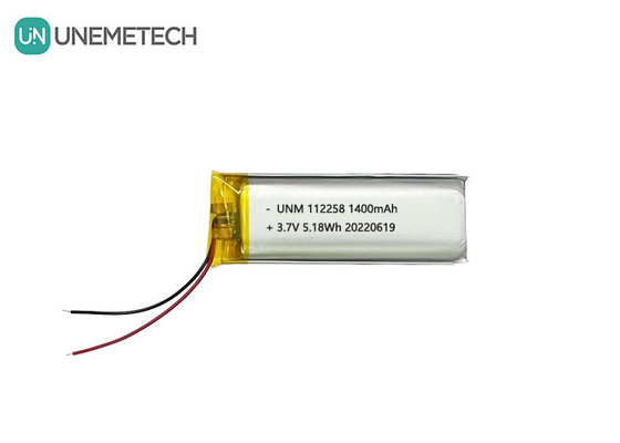 3Bateria recarregável de iões de lítio de.7V 1400mAh 112258 para banco de energia portátil