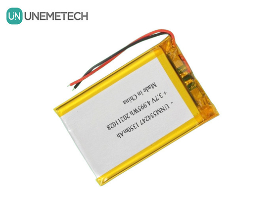 3.7V 1350mAh Bateria recarregável Li Ion Polymer Pack 554247 para Mini Drone