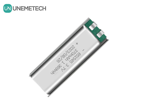 3.7V 370mAh 651545 Bateria recarregável de lítio-íon de lítio para produtos digitais