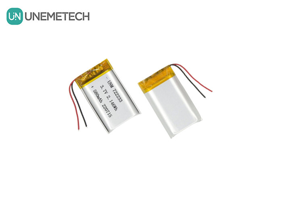 Baterias de lítio polímero 722233 3.7V 580mAh Bateria LiPo da China Manufacturer
