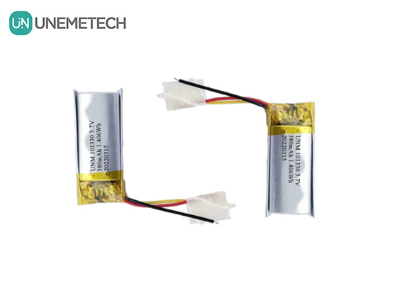 3.7V 380mAh Bateria recarregável Li-Polymer 101330 para Smartwatches