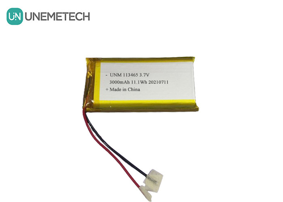 3.7V 3000mAh recarregável Bateria de Lítio Polímero de Alta Capacidade 113465 para Smartphone