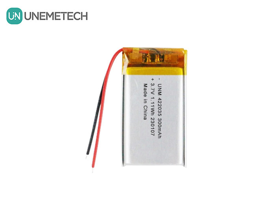 3.7 V 300mAh Bateria de íons de lítio 422035 Bateria LiPo para controle remoto