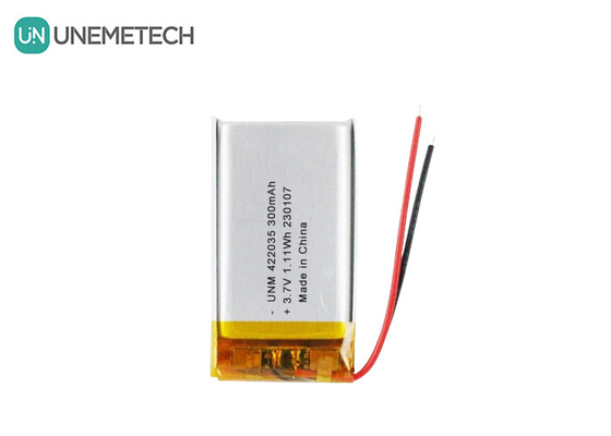 3.7 V 300mAh Bateria de íons de lítio 422035 Bateria LiPo para controle remoto