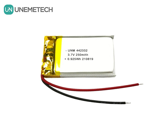 3.7V 250mAh Bateria recarregável Lipo 442332 Para balanças eletrônicas portáteis