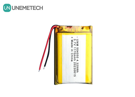 3.7V 1170mAh Bateria recarregável Lipo de integração contínua 504050 Para ferramentas elétricas