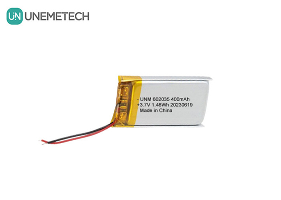 3.7V 400mAh Li Polymer Battery 602035 Lithium Ion Polymer Battery para Bluetooth