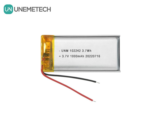 3.7V 1000mAh 102242 Bateria polimérica de íons de lítio padrão para lâmpadas de mesa