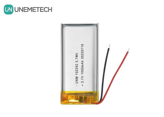3.7V 1000mAh 102242 Bateria polimérica de íons de lítio padrão para lâmpadas de mesa