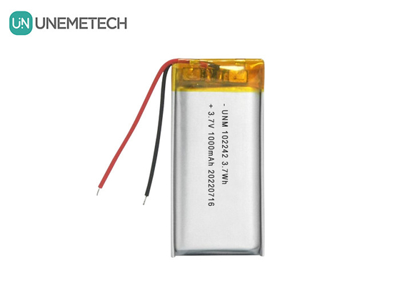 3.7V 1000mAh 102242 Bateria polimérica de íons de lítio padrão para lâmpadas de mesa