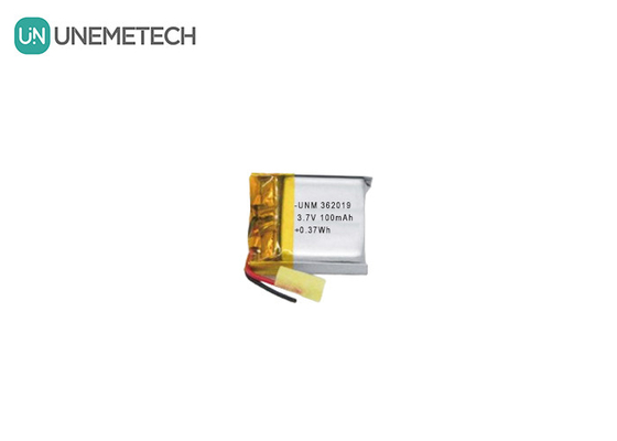 3.7V 100mAh Pequena Bateria de Lítio Polímero 362019 para Auscultador Sem Fio