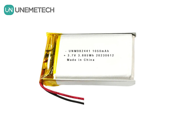OEM ODM Personalizado 3.7V 1050mAh Li-ion Polymer Battery 982441 para Sinal Inteligente
