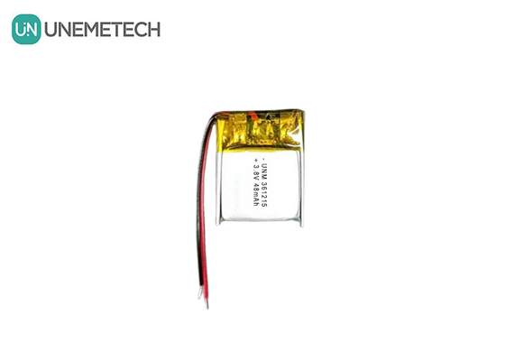 3.8V 48mAh Alta Tensão Pequena Bateria de Lítio Polímero 361215 para Dispositivos RFID