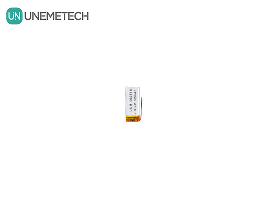3.7V 32mAh Pequena bateria recarregável LiPo 400816 Para termômetros