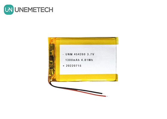 Célula de bateria de iões de lítio e polímero 3.7V 1300mAh 454260 para sistemas solar