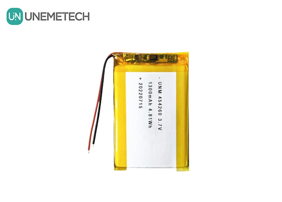 Célula de bateria de iões de lítio e polímero 3.7V 1300mAh 454260 para sistemas solar