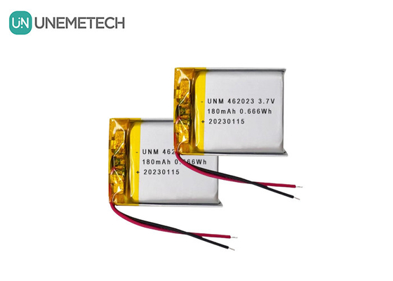 3.7V 180mAh Bateria Li-Ion 462023 Bateria recarregável Lipo para brinquedos eletrônicos