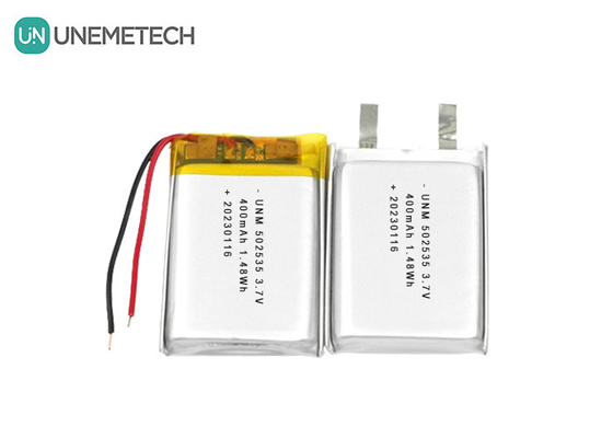 Bateria Li Polymer Pack 502535 400mAh 3,7V Bateria para Aparelhos Eletrônicos