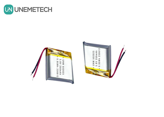 3.8V 250mAh 502023 Alta Voltagem Bateria de Lítio Polímero Para localizador de rastreador
