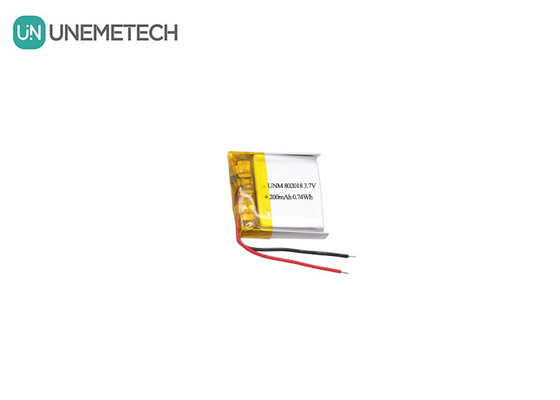 3.7V 200mAh Carregamento Rápido Células de Bateria Li-Ion Polímero 802018 Para Depilador