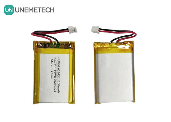 3.7V 1200mAh bateria de lítio polímero de carregamento rápido 653450 para câmeras digitais