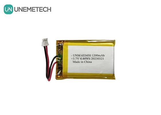 3.7V 1200mAh bateria de lítio polímero de carregamento rápido 653450 para câmeras digitais