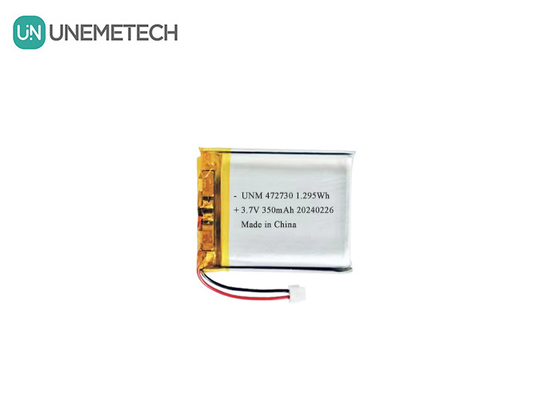 3.7V 350mAh 472730 Bateria de polímero de íons de lítio Bateria Lipo para ratos sem fio