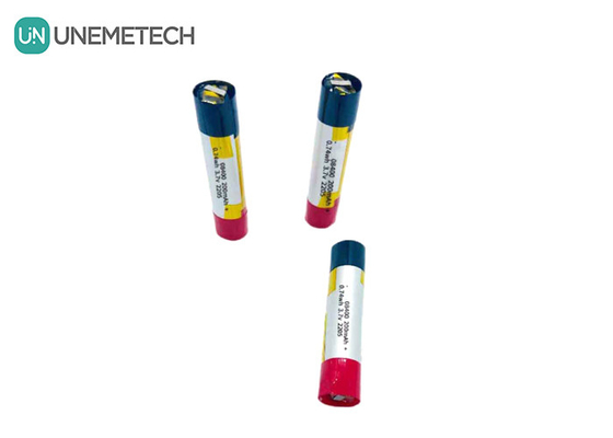 08400 Bateria Lipo cilíndrica 3.7V 200mAh Bateria recarregável de íons de lítio para Smart Pen