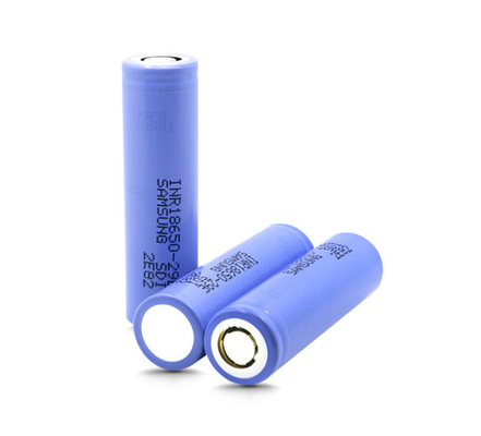 Samsung 29E 18650 2850mAh 2.75A Bateria 3.65V Célula de íon de lítio cilíndrico INR18650-29E