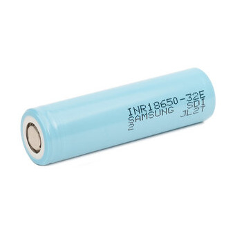 Samsung 32E 18650 3200mAh 6.4A Bateria 3.65V Célula de íons de lítio cilíndrica INR18650-32E
