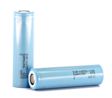 Samsung 32E 18650 3200mAh 6.4A Bateria 3.65V Célula de íons de lítio cilíndrica INR18650-32E