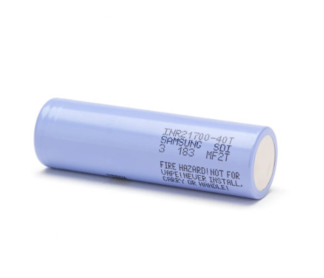 Samsung 40T 21700 4000mAh 35A Bateria 3.6V Bateria de íons de lítio Célula de bateria INR21700-40T