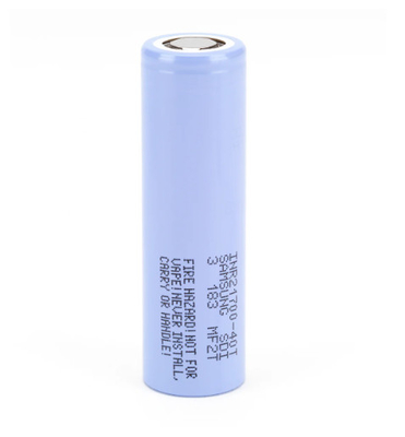 Samsung 40T 21700 4000mAh 35A Bateria 3.6V Bateria de íons de lítio Célula de bateria INR21700-40T