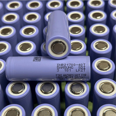 Samsung 40T 21700 4000mAh 35A Bateria 3.6V Bateria de íons de lítio Célula de bateria INR21700-40T