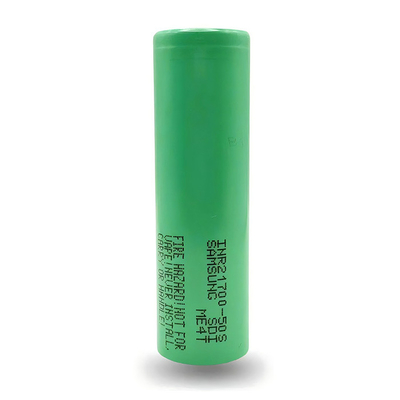 Samsung 50S 21700 Baterias 5000mAh 25A Bateria 3.6V Bateria de íons de lítio Célula de bateria INR21700-50S