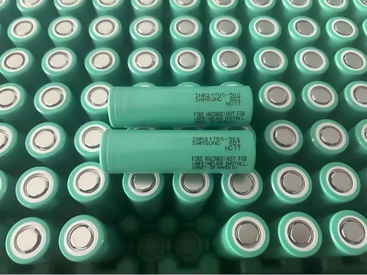 Samsung 50S 21700 Baterias 5000mAh 25A Bateria 3.6V Bateria de íons de lítio Célula de bateria INR21700-50S