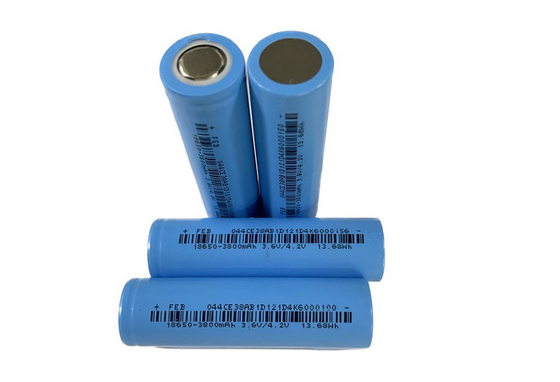 Alta capacidade 18650 Bateria 3800mAh 4000mAh 3.6V Célula recarregável de íons de lítio cilíndrica