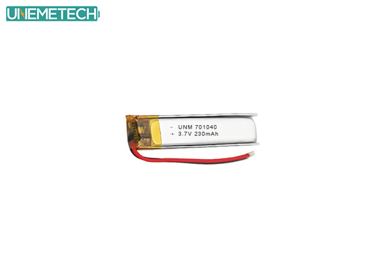 Bluetooth Earphone Bateria Lipo 701040 3,7 V 230mAh com CE e IEC62133 aprovado