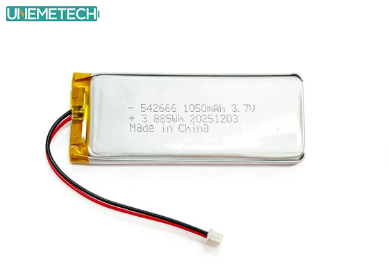 Qualidade 542666 bateria recarregável do polímero do lítio de 3.7V 1050mAh para dispositivos da beleza Fábrica